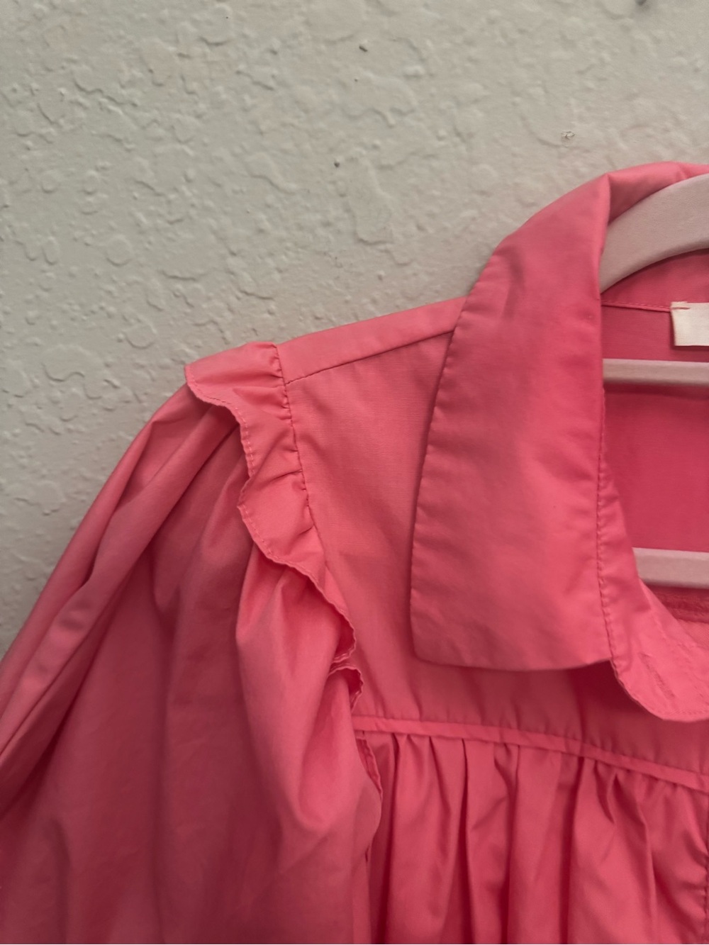 entro pink button up dress - Picture 3 of 6